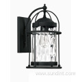 Black Vintage Glass Outdoor Graden Lamps